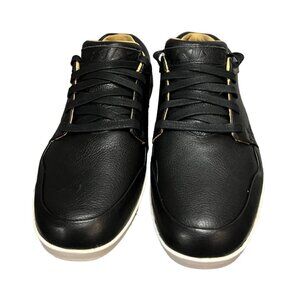 K1X Mens Black Leather Sneakers Size 8 US / 7 UK / 41 EU